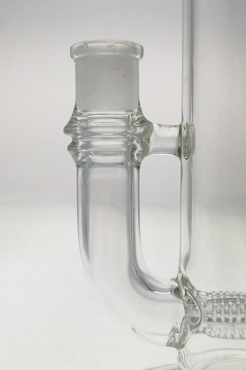 TAG - 16" Super Slit Gridded Triple Inline to Helical Dome Splash Guard Bong 44x4MM (18MM Female) - Image 42