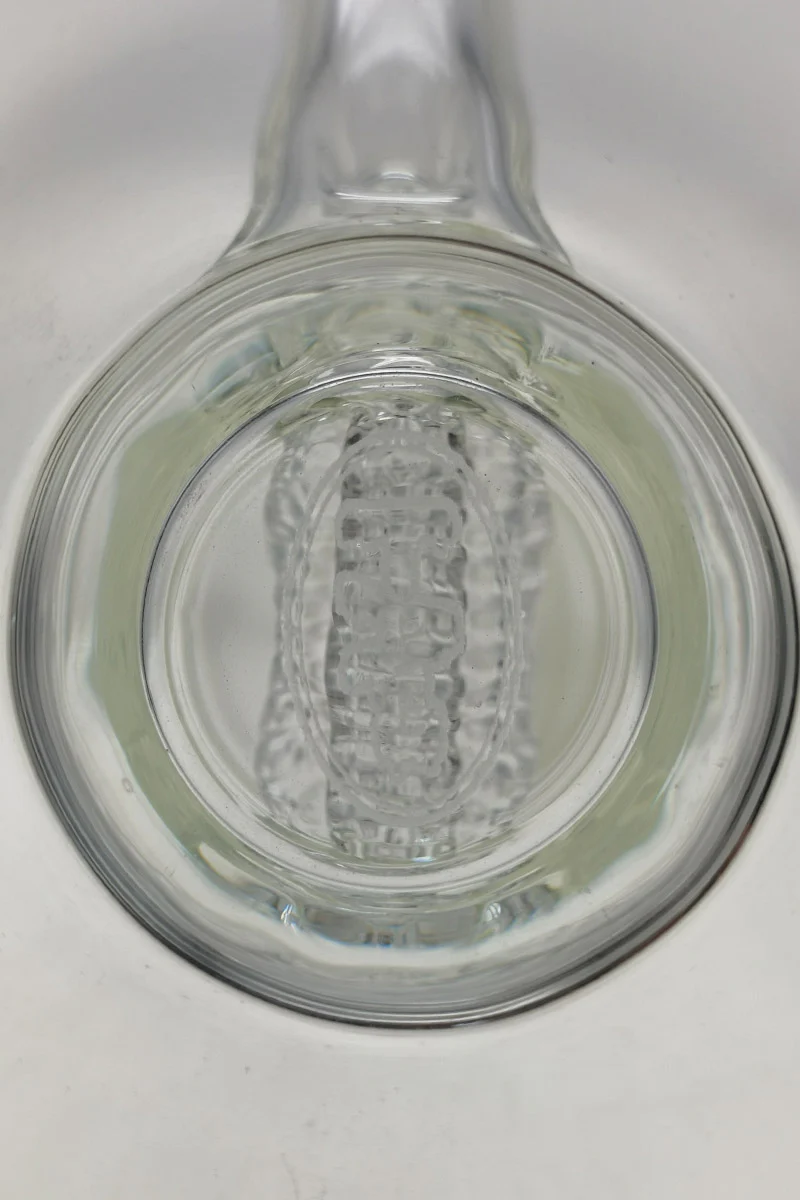 TAG - 16" Super Slit Gridded Triple Inline to Helical Dome Splash Guard Bong 44x4MM (18MM Female) - Image 44
