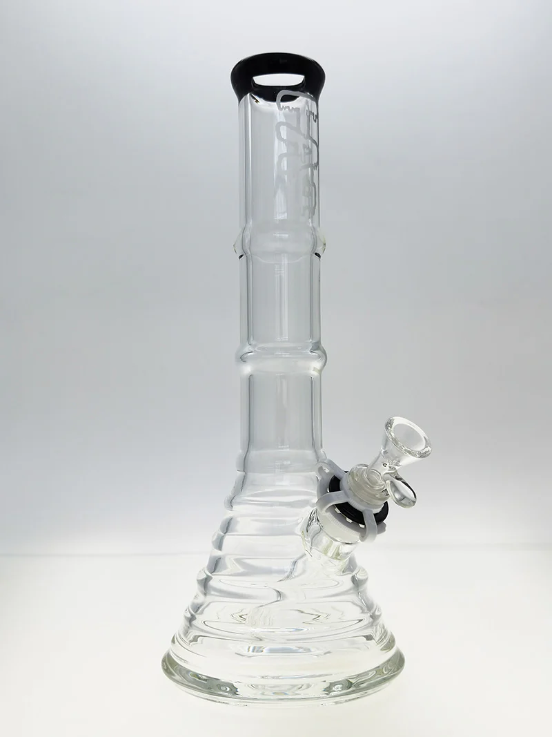 TAG - 15" Beaker Bong Bamboo 50x7MM (4.50") 18/14MM Downstem - Image 43