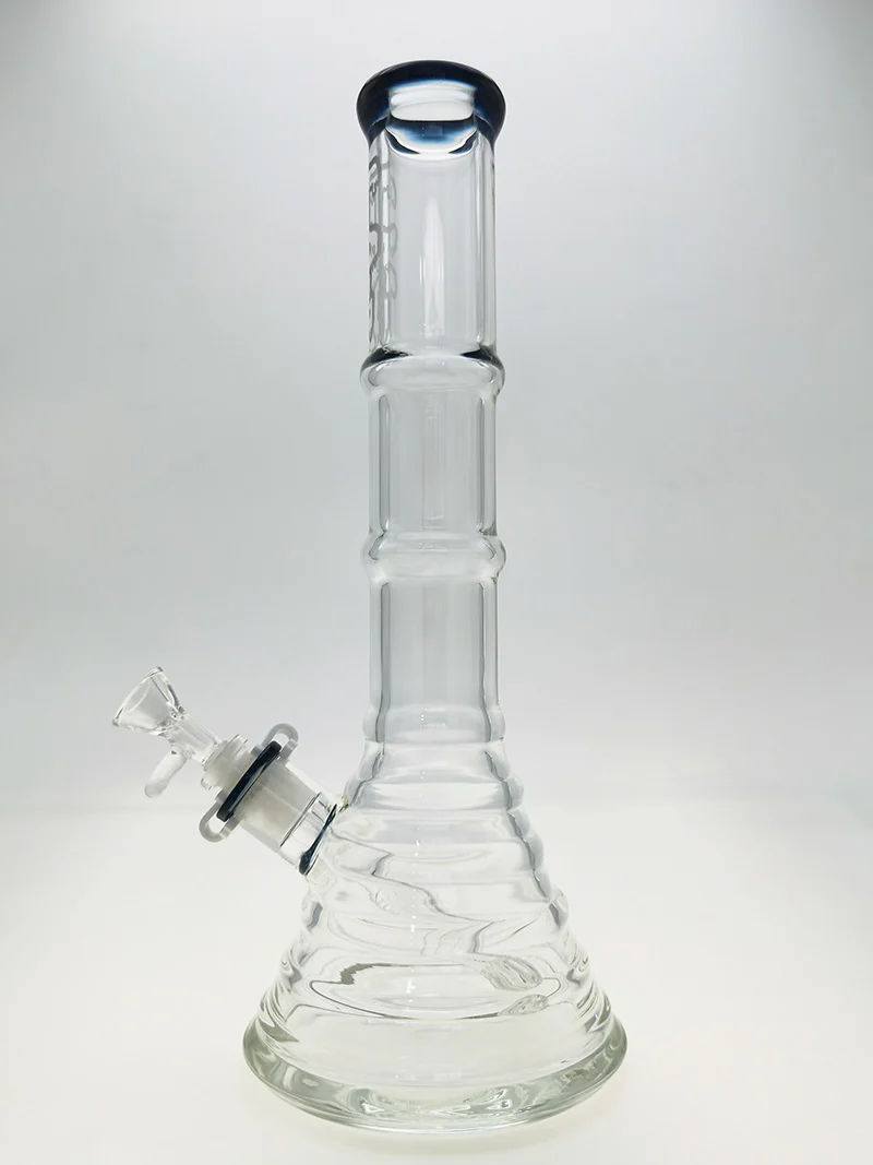 TAG - 15" Beaker Bong Bamboo 50x7MM (4.50") 18/14MM Downstem - Image 47