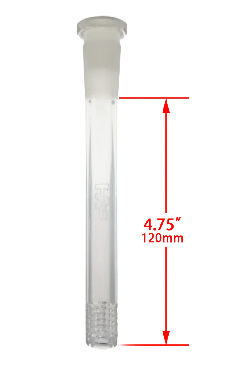 TAG - 18/14MM Open End Bong Downstem - 6 Row x 3 (54 Hole) Multiplying Super Slit - Image 27