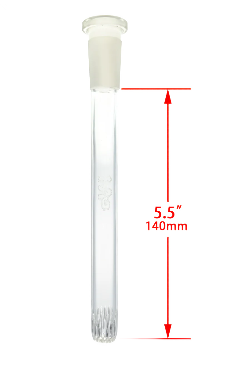 TAG - 18/14MM Closed End Rounded Showerhead Bong Downstem - Image 29