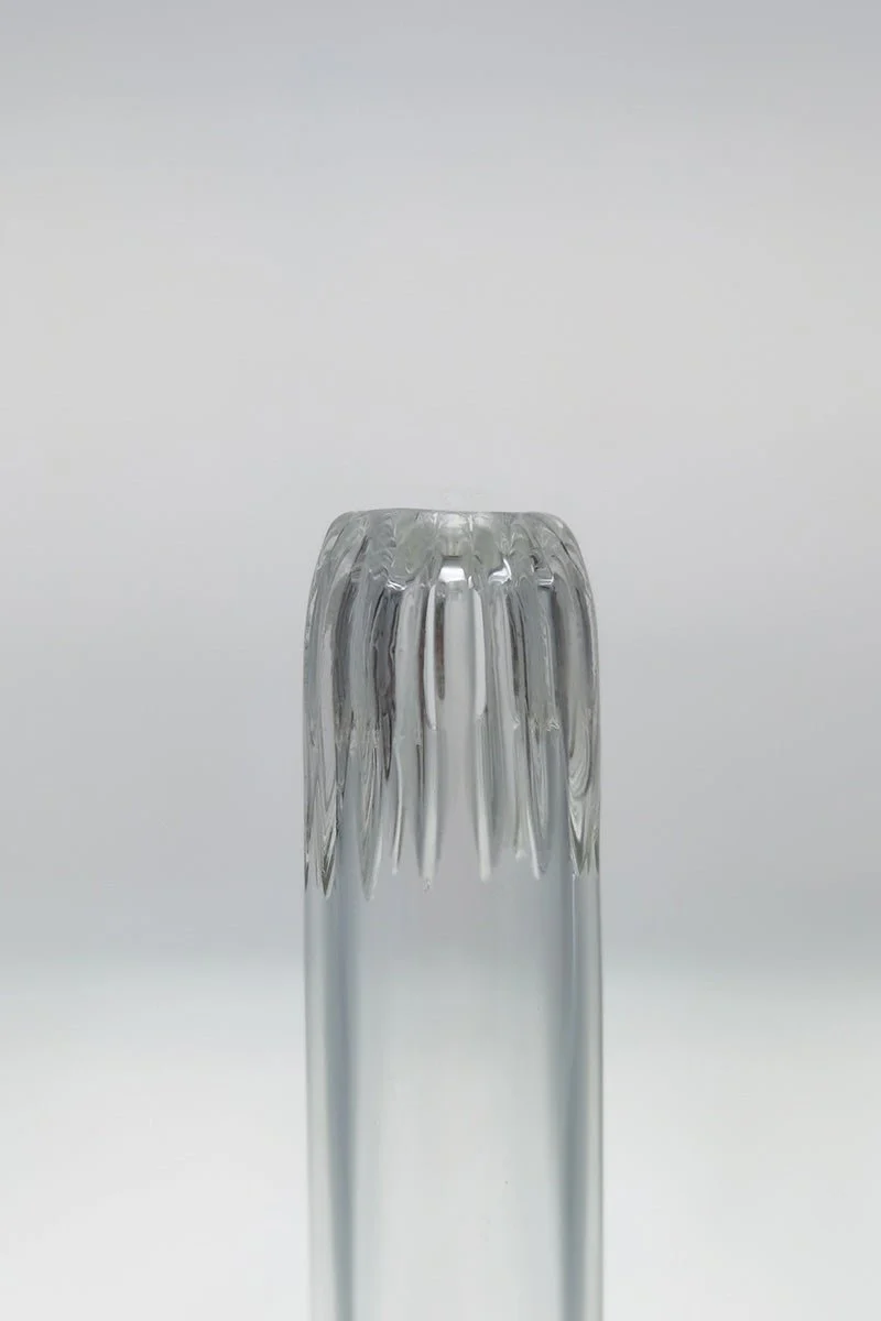 TAG - 18/14MM Open End Rounded Super Slit Showerhead Bong Downstem - Image 5