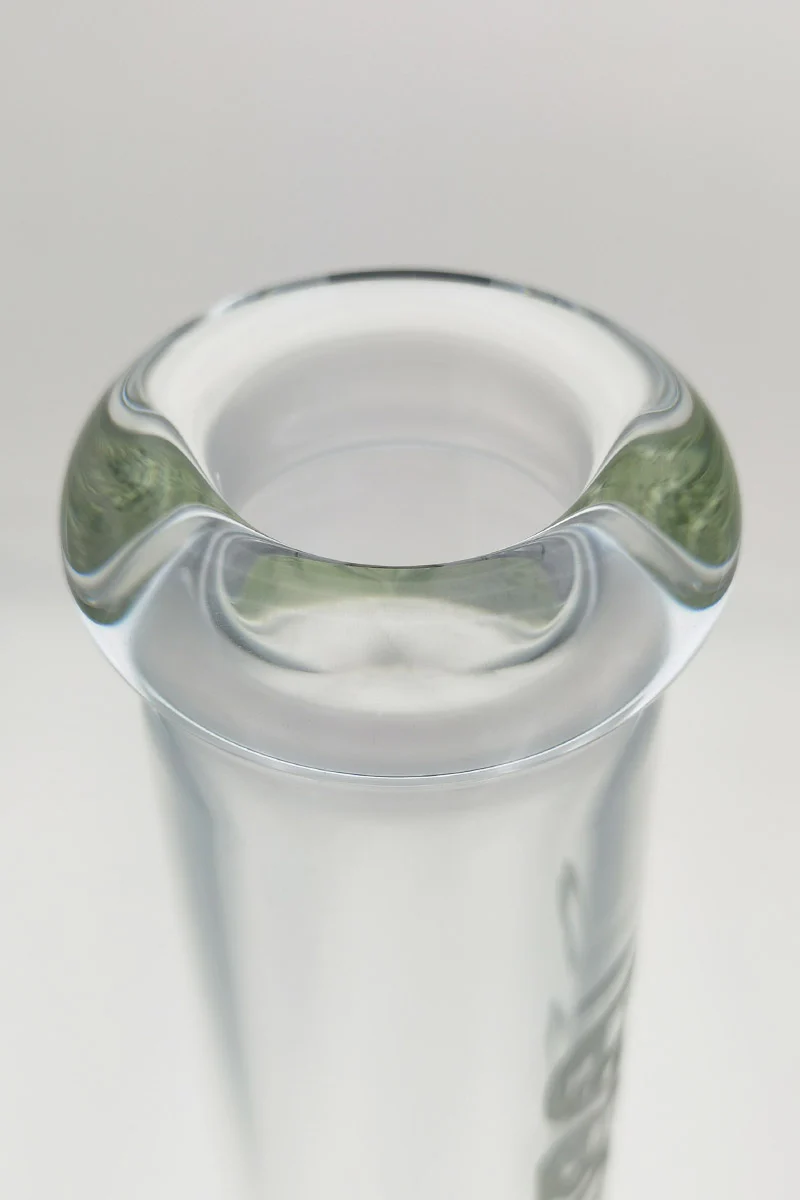 TAG - 18" Straight Tube Bong 50x5MM - 18/14MM Downstem (4.00") - Image 7