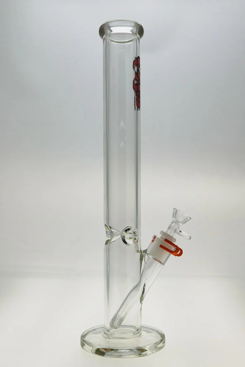 TAG - 18" Straight Tube Bong 50x7MM - 18/14MM Downstem (4.00") - Image 15