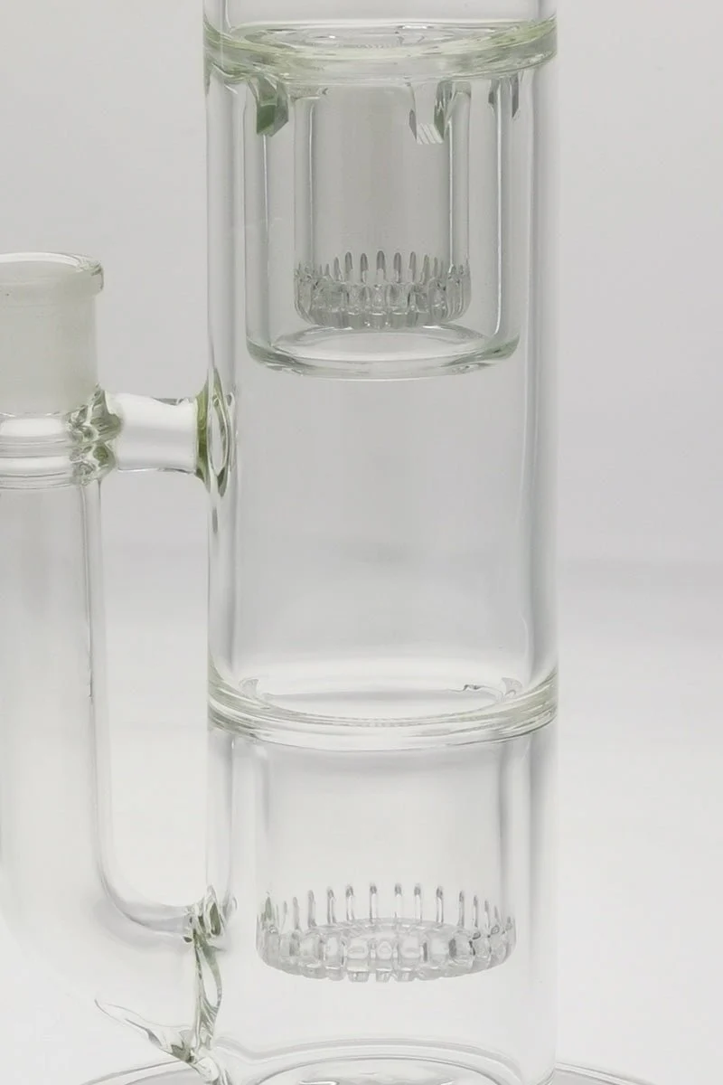 TAG - 19" Double Interior Showerhead Bong 50x7MM (18MM Female) - Image 6