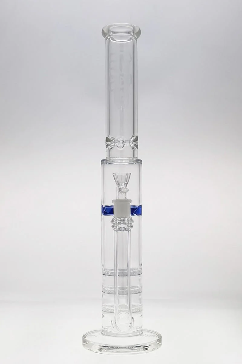 TAG - 18.75" Triple Fritted Disc with Spinning Cyclone Splash Guard Bong 7MM - Image 17