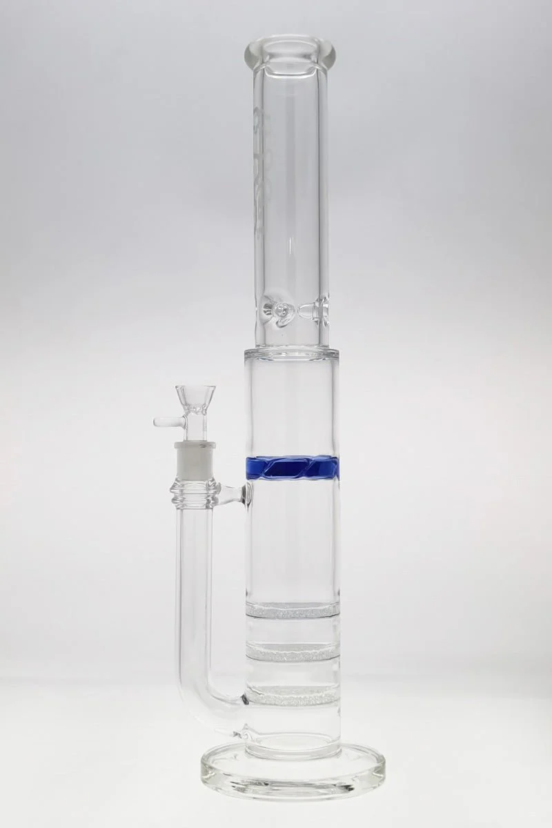 TAG - 18.75" Triple Fritted Disc with Spinning Cyclone Splash Guard Bong 7MM - Image 18