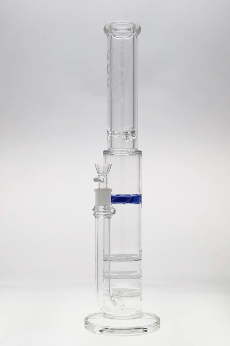 TAG - 18.75" Triple Fritted Disc with Spinning Cyclone Splash Guard Bong 7MM - Image 20