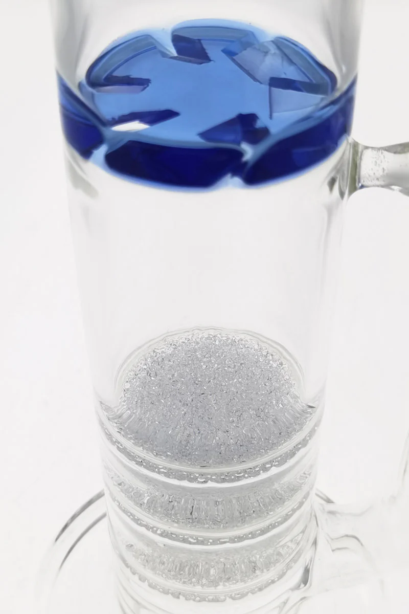 TAG - 18.75" Triple Fritted Disc with Spinning Cyclone Splash Guard Bong 7MM - Image 24