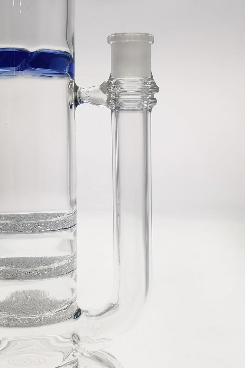 TAG - 18.75" Triple Fritted Disc with Spinning Cyclone Splash Guard Bong 7MM - Image 27