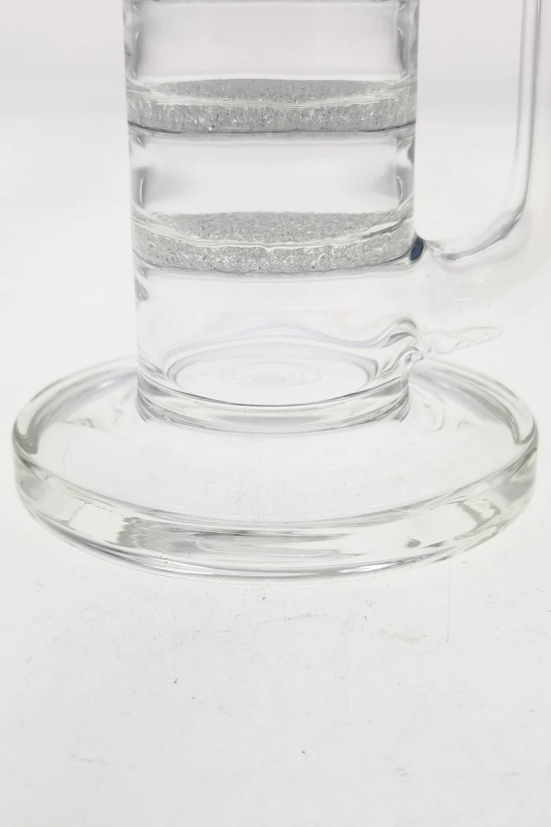 TAG - 18.75" Triple Fritted Disc with Spinning Cyclone Splash Guard Bong 7MM - Image 28