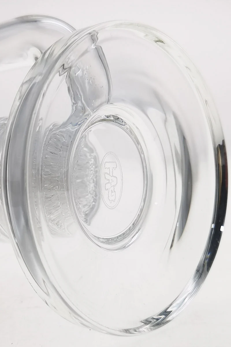 TAG - 18.75" Triple Fritted Disc with Spinning Cyclone Splash Guard Bong 7MM - Image 30