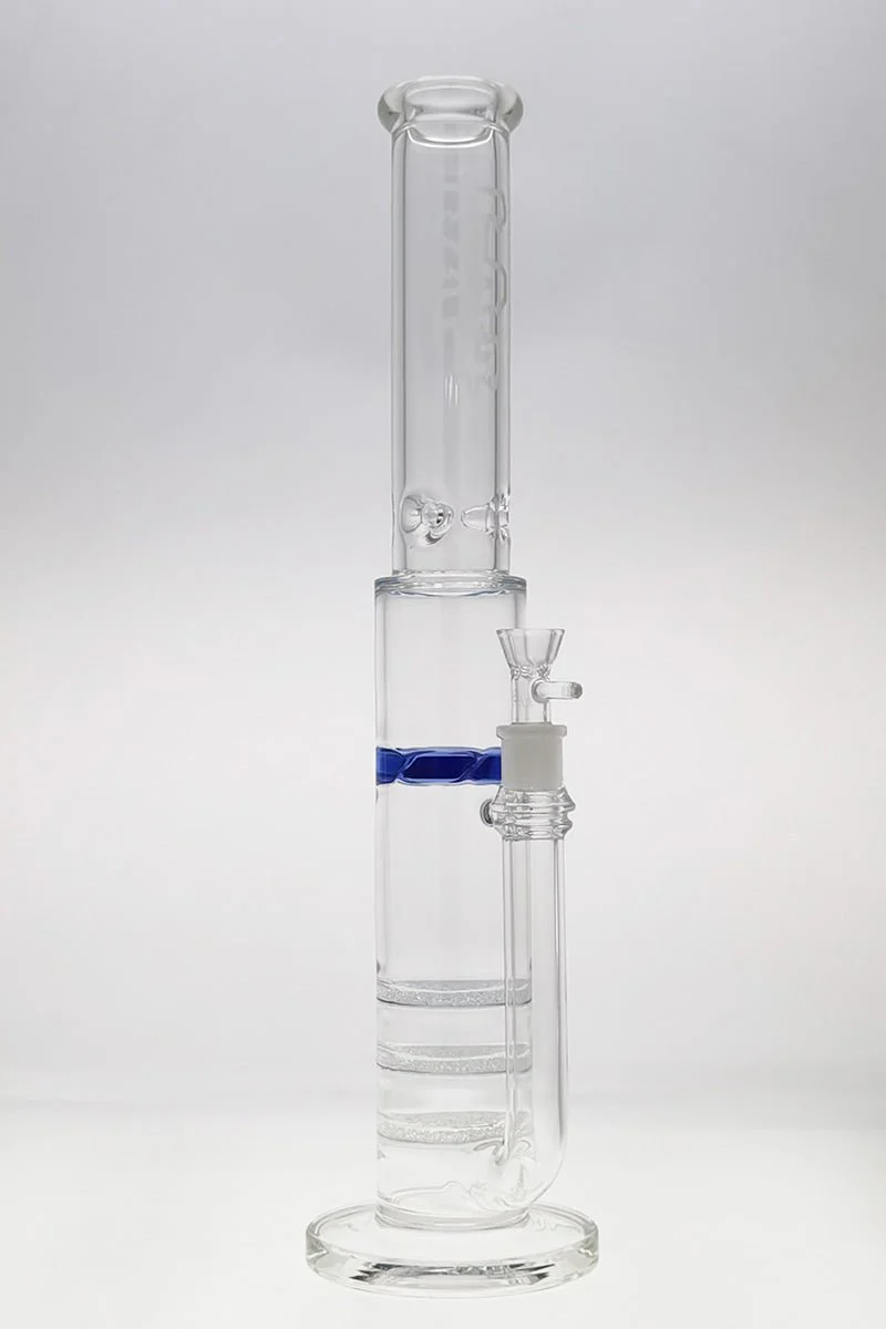 TAG - 18.75" Triple Fritted Disc with Spinning Cyclone Splash Guard Bong 7MM - Image 31