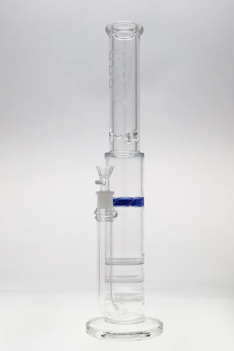 TAG - 18.75" Triple Fritted Disc with Spinning Cyclone Splash Guard Bong 7MM - Image 32