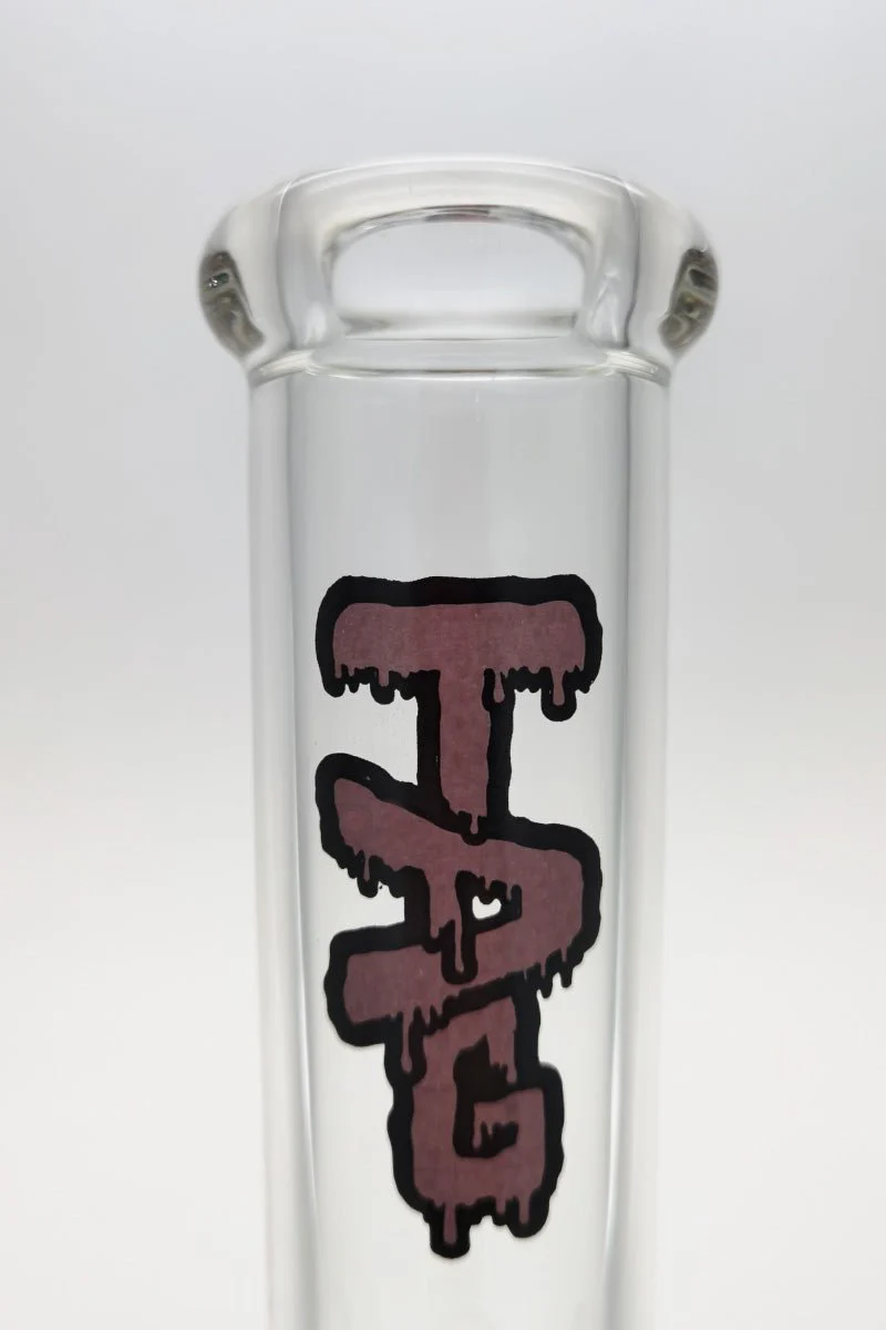 TAG - 24" Super Slit Pyramid to Interior Showerhead Beaker Bong 50x7MM (18MM Female) - Image 4