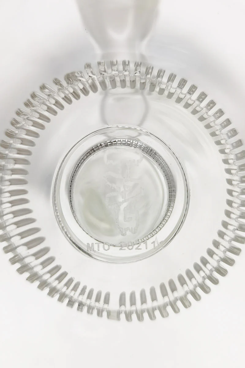 TAG - 24" Super Slit Pyramid to Interior Showerhead Beaker Bong 50x7MM (18MM Female) - Image 9