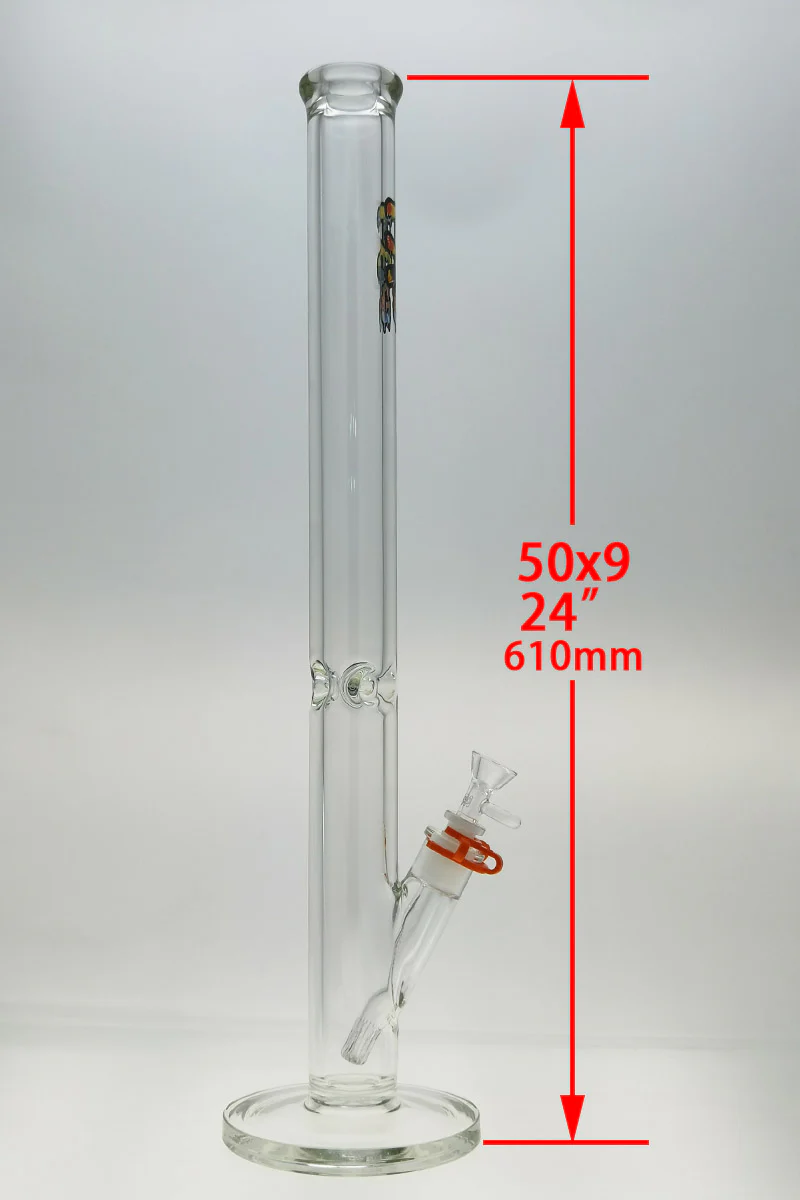 TAG - 24" Straight Tube Bong 50x9MM - 18/14MM Downstem (4.00") - Image 15