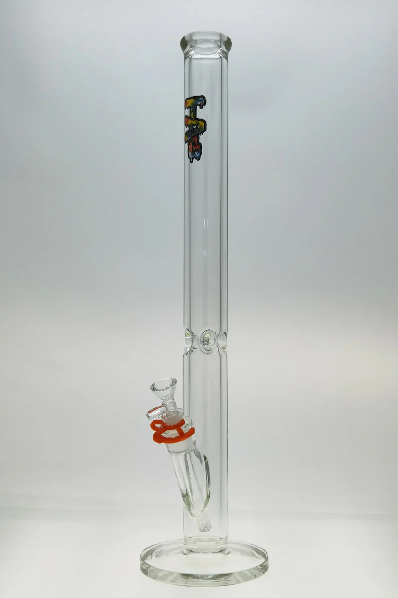 TAG - 24" Straight Tube Bong 50x9MM - 18/14MM Downstem (4.00") - Image 2