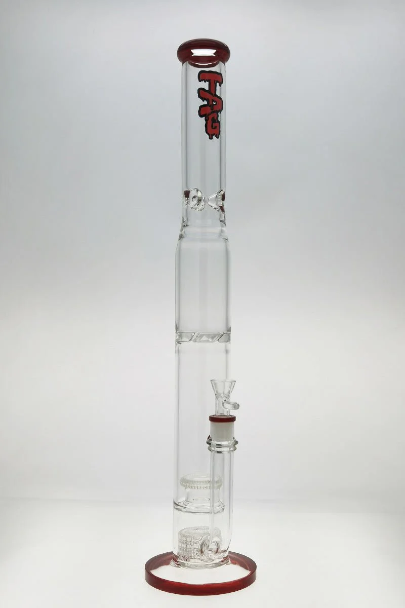 TAG - 24" Super Slit Matrix to Super Slit Inverted UFO Showerhead with Spinning Splashguard Bong 50x7MM - 18MM Female - Image 4