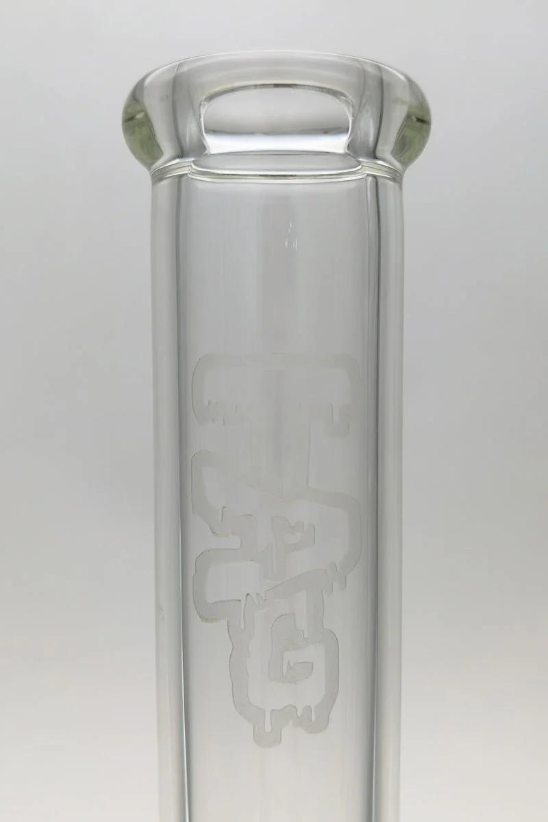 TAG - 25" Double Honeycomb to Worked Double UFO Super Slit Showerhead Bong 50x5MM (18MM Female) - Image 7
