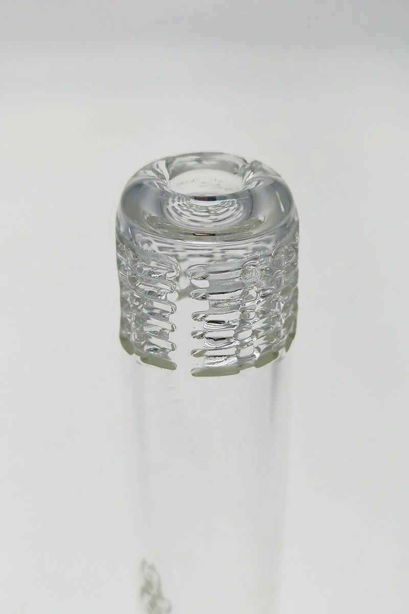 TAG - 28/18MM Open End 6 Row x 4 (72 Hole) Multiplying Super Slit Bong Downstem - Image 3