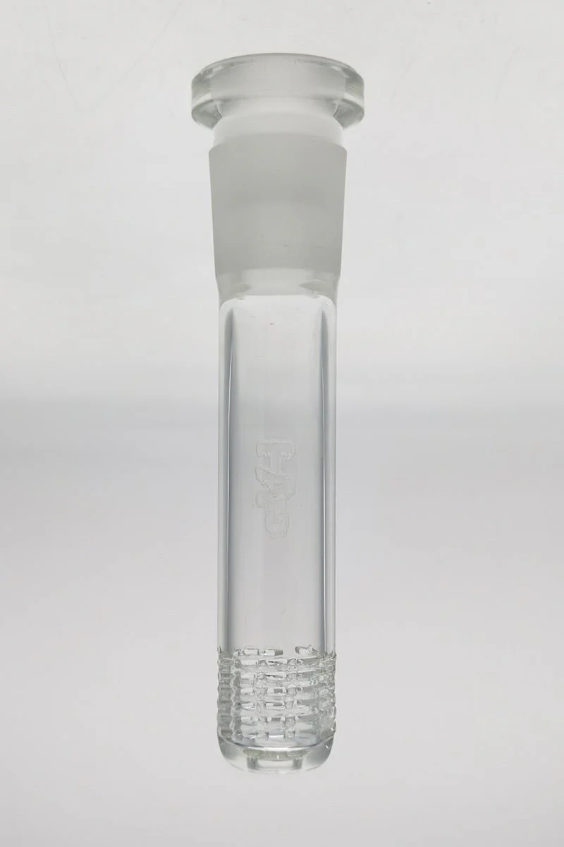TAG - 28/18MM Open End 6 Row x 4 (72 Hole) Multiplying Super Slit Bong Downstem - Image 9