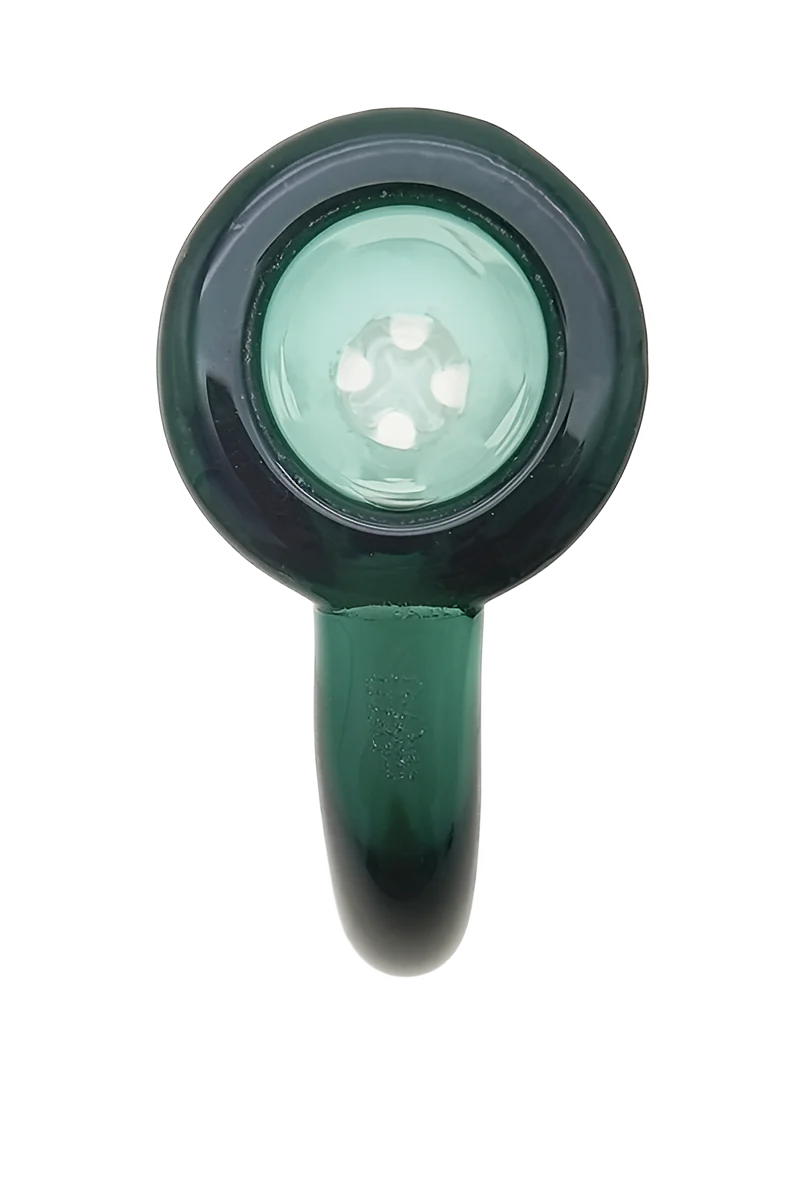 *CLEARANCE* TAG - 4 Hole Disc Screen Bong Slide with Horn Handle - Image 13