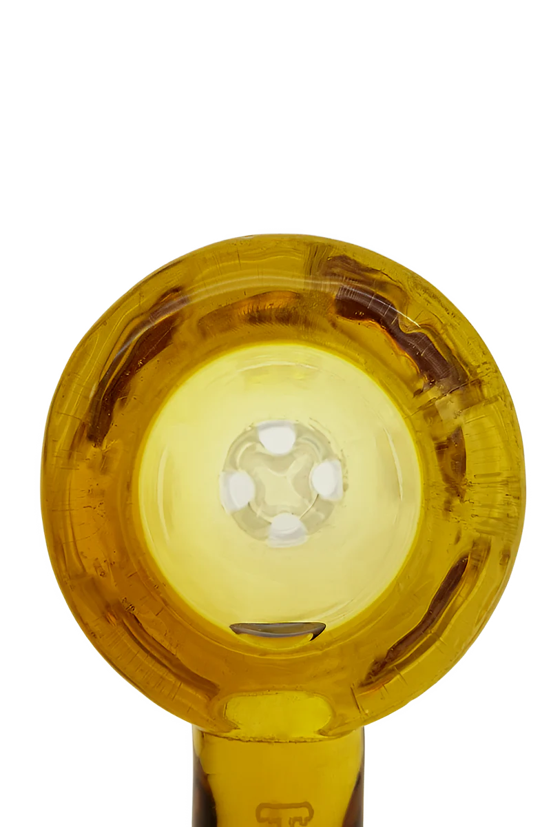 *CLEARANCE* TAG - 4 Hole Disc Screen Bong Slide with Horn Handle - Image 18