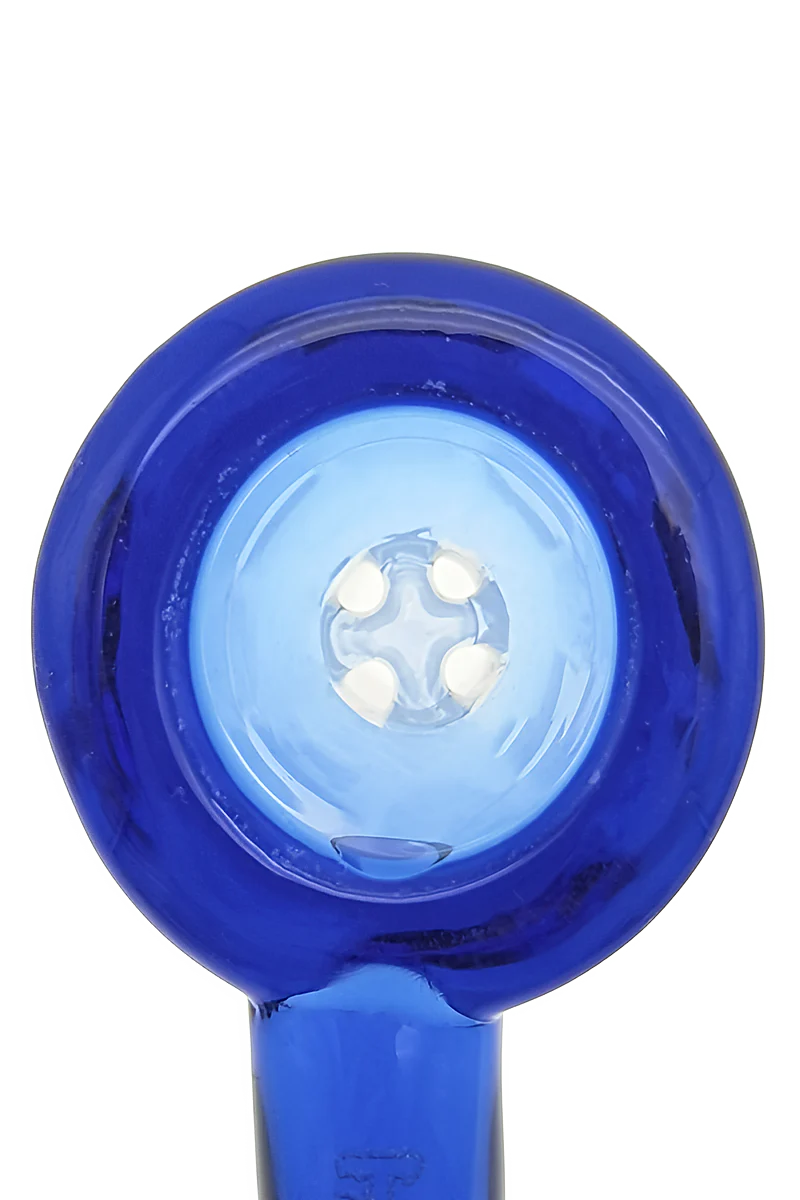 *CLEARANCE* TAG - 4 Hole Disc Screen Bong Slide with Horn Handle - Image 21