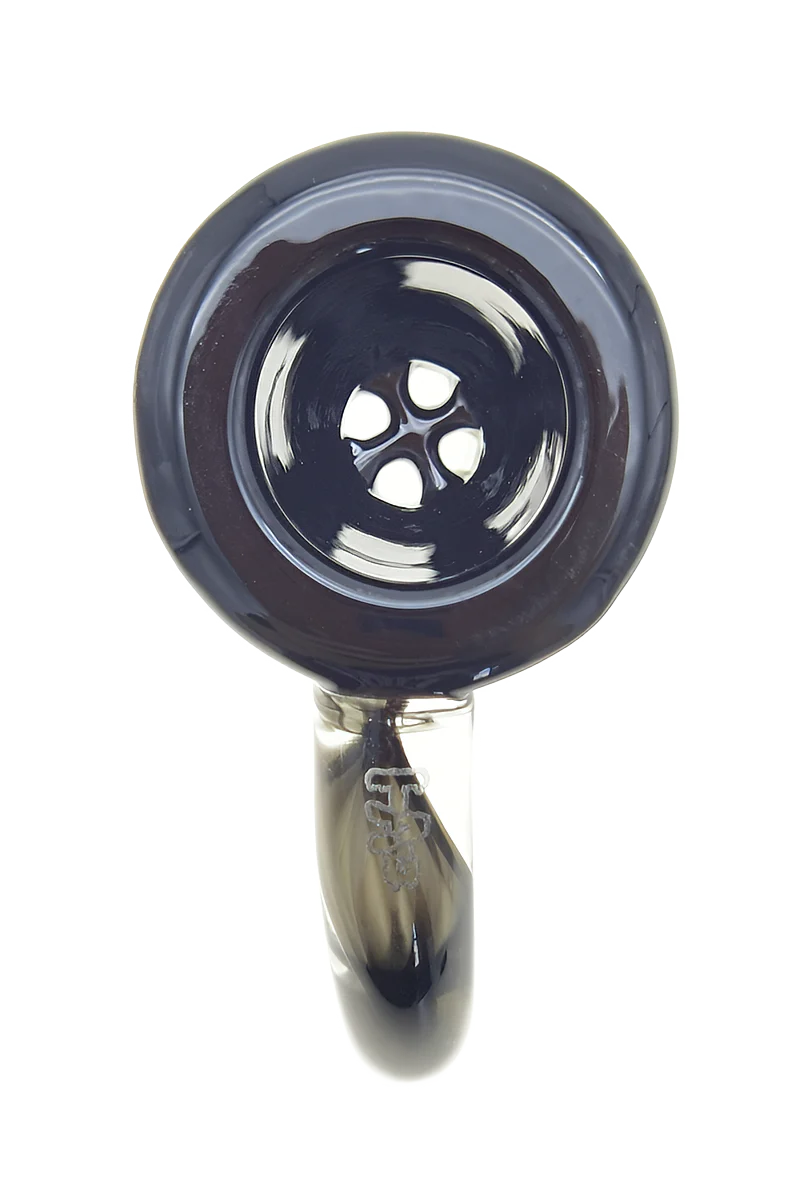 *CLEARANCE* TAG - 4 Hole Disc Screen Bong Slide with Horn Handle - Image 27