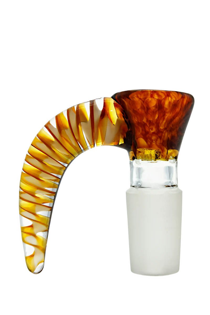 TAG - Disc Screen Bong Slide Bowl Piece with Horn Handle - Image 20