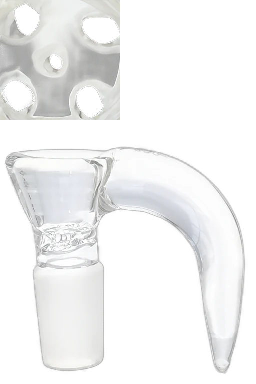 TAG - Disc Screen Bong Slide Bowl Piece with Horn Handle - Image 6