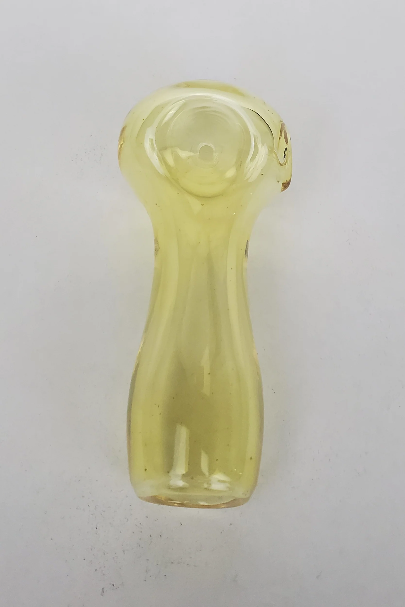 TAG - 4" Silver Fumed Dry Spoon Pipe - Carb Hole: Right Side - Image 14