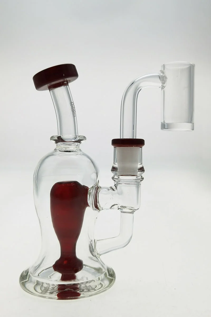 TAG - 5" 6-Hole UFO Micro Ball Rig Dab Rig with Bellow Base  (10MM Female) - Image 13