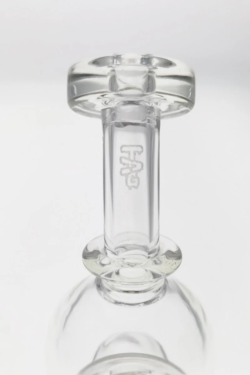 TAG - 5" 6-Hole UFO Micro Ball Rig Dab Rig with Bellow Base  (10MM Female) - Image 6