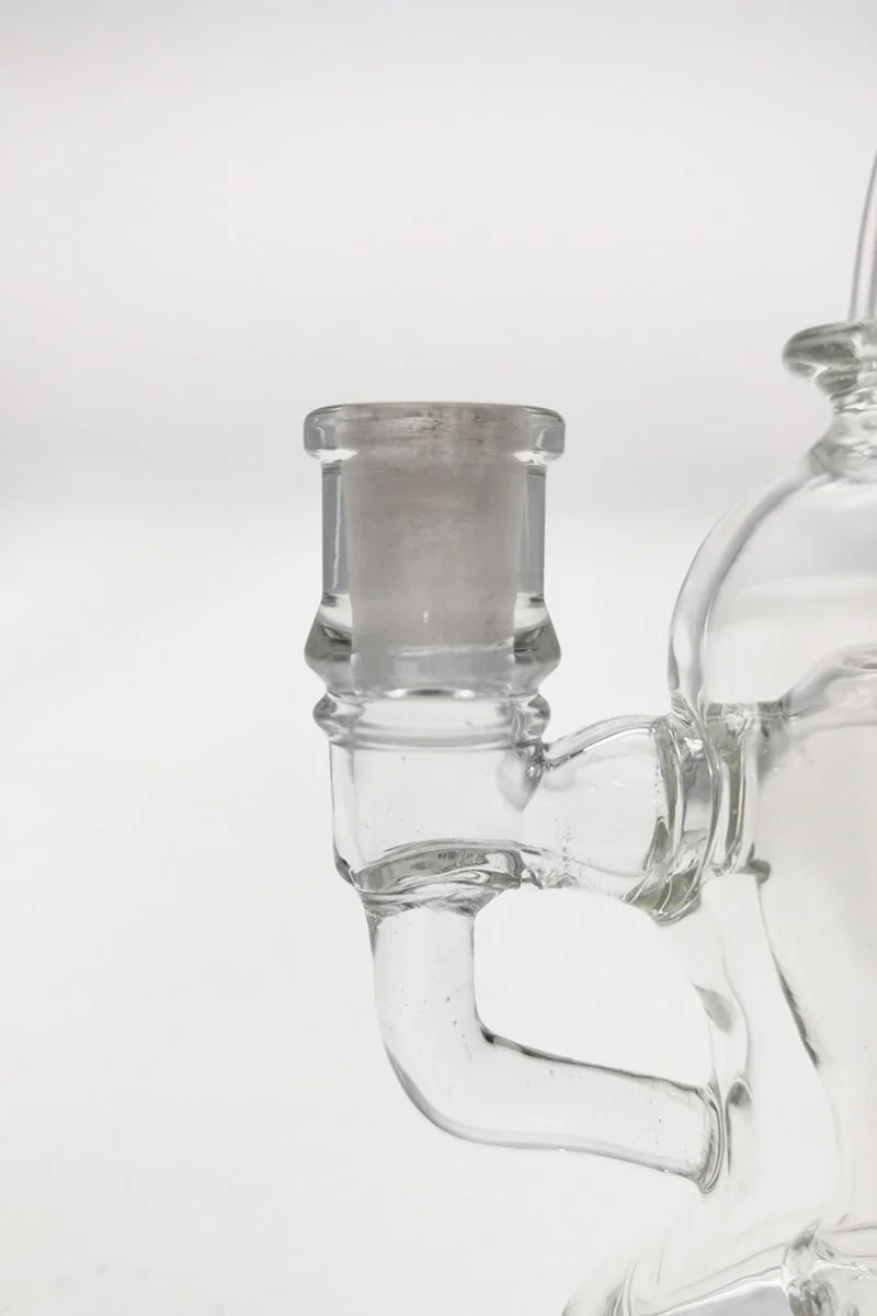TAG - 5" 6-Hole UFO Micro Ball Rig Dab Rig with Bellow Base  (10MM Female) - Image 8