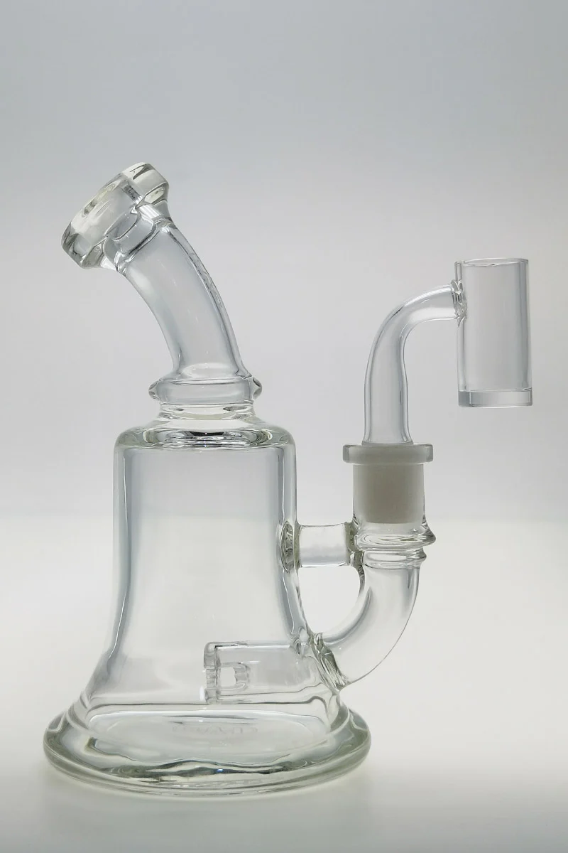 TAG - 6.5" Bent Neck Hammer Head Dab Rig w/ Bellow Base 50x5MM (14MM Female) - Image 2