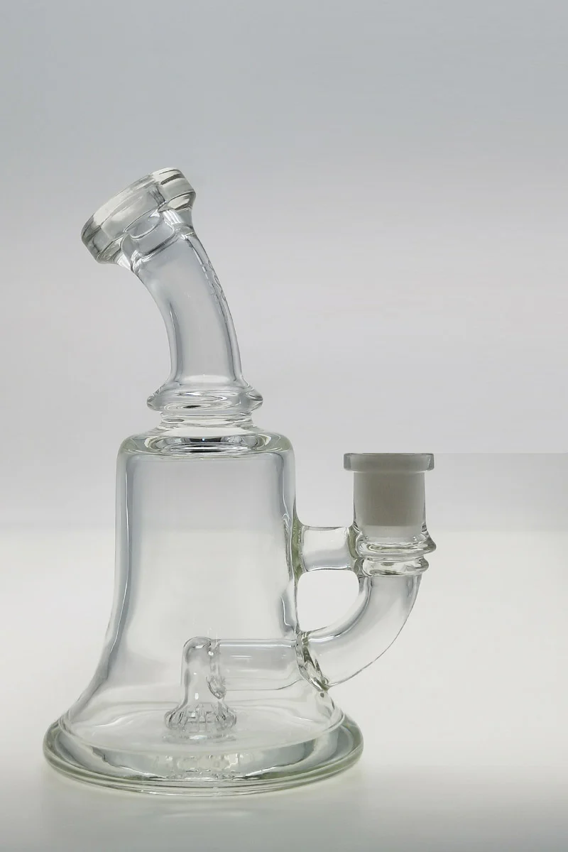 TAG - 6.5" Bent Neck Micro Bellow UFO Dab Rig w/ Bellow Base 50x5MM (14MM Female) - Image 2
