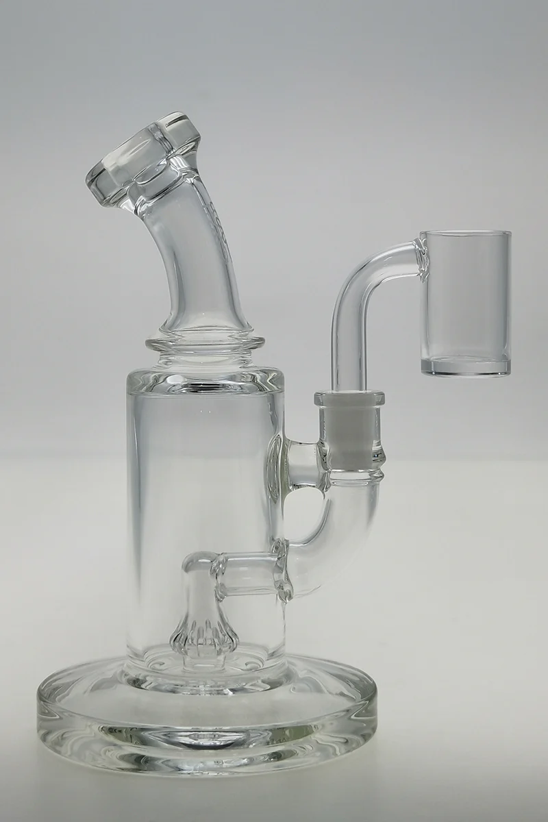 TAG - 6" Bent Neck Micro Bellow UFO Dab Rig 44x4MM (10MM Female) - Image 16