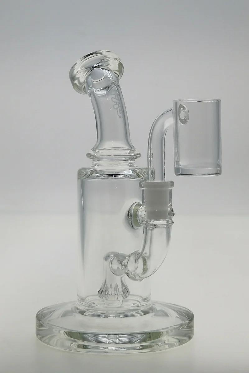 TAG - 6" Bent Neck Micro Bellow UFO Dab Rig 44x4MM (10MM Female) - Image 19