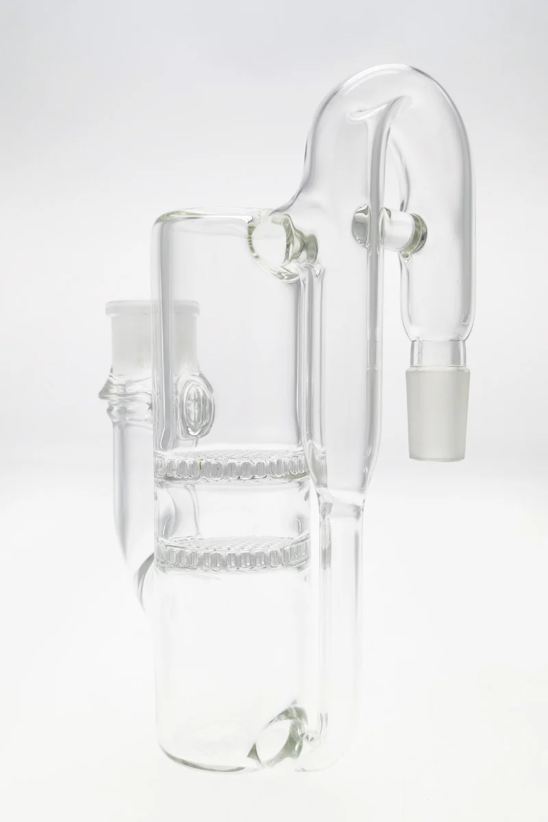 TAG - 8.25" Double Honeycomb Ash Catcher w/ Recycling E.C. 50x5MM (18MM Male to 18MM Female) - Image 110