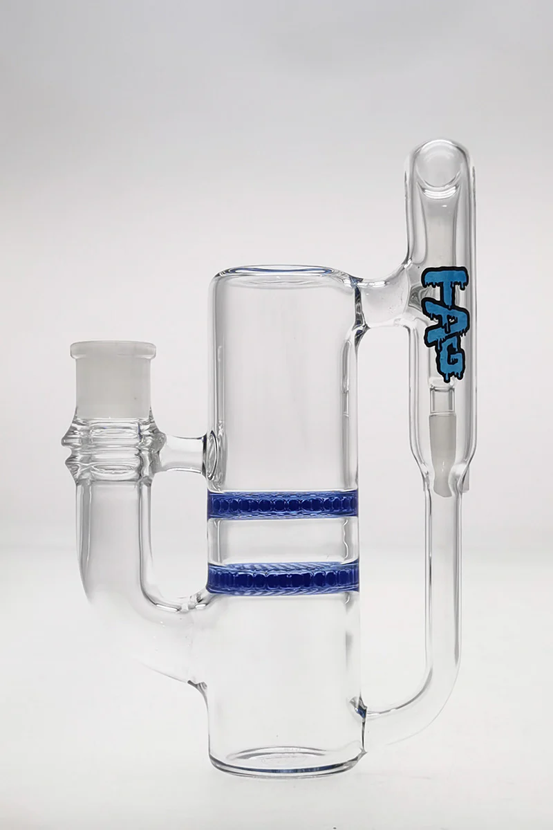 TAG - 8.25" Double Honeycomb Ash Catcher w/ Recycling E.C. 50x5MM (18MM Male to 18MM Female) - Image 17