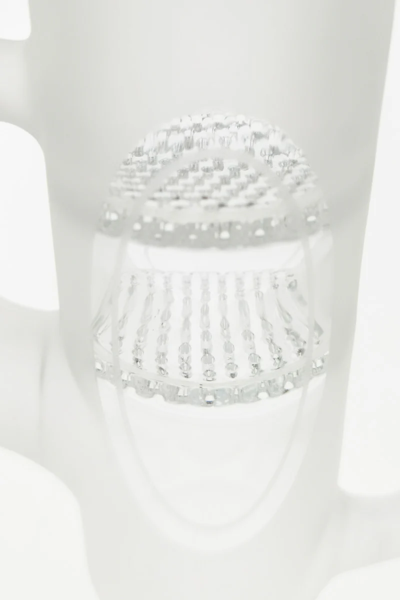 TAG - 8.25" Double Honeycomb Ash Catcher w/ Recycling E.C. 50x5MM (18MM Male to 18MM Female) - Image 45