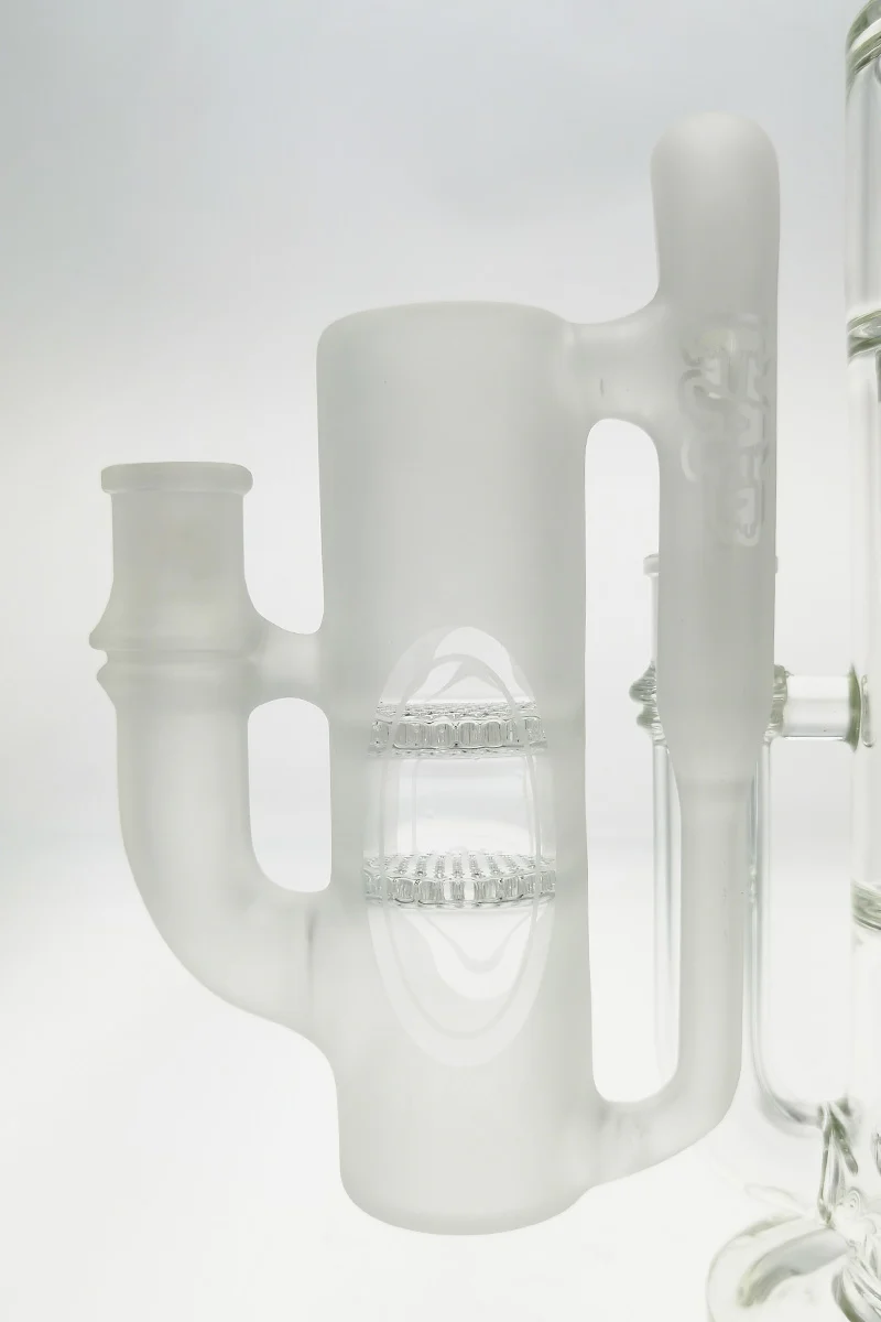 TAG - 8.25" Double Honeycomb Ash Catcher w/ Recycling E.C. 50x5MM (18MM Male to 18MM Female) - Image 62