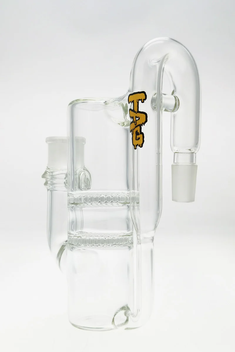 TAG - 8.25" Double Honeycomb Ash Catcher w/ Recycling E.C. 50x5MM (18MM Male to 18MM Female) - Image 70