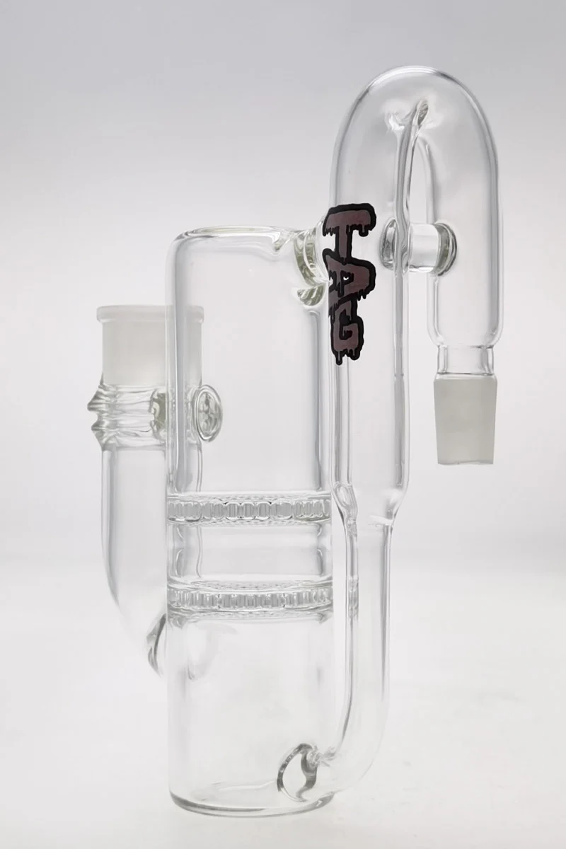 TAG - 8.25" Double Honeycomb Ash Catcher w/ Recycling E.C. 50x5MM (18MM Male to 18MM Female) - Image 94