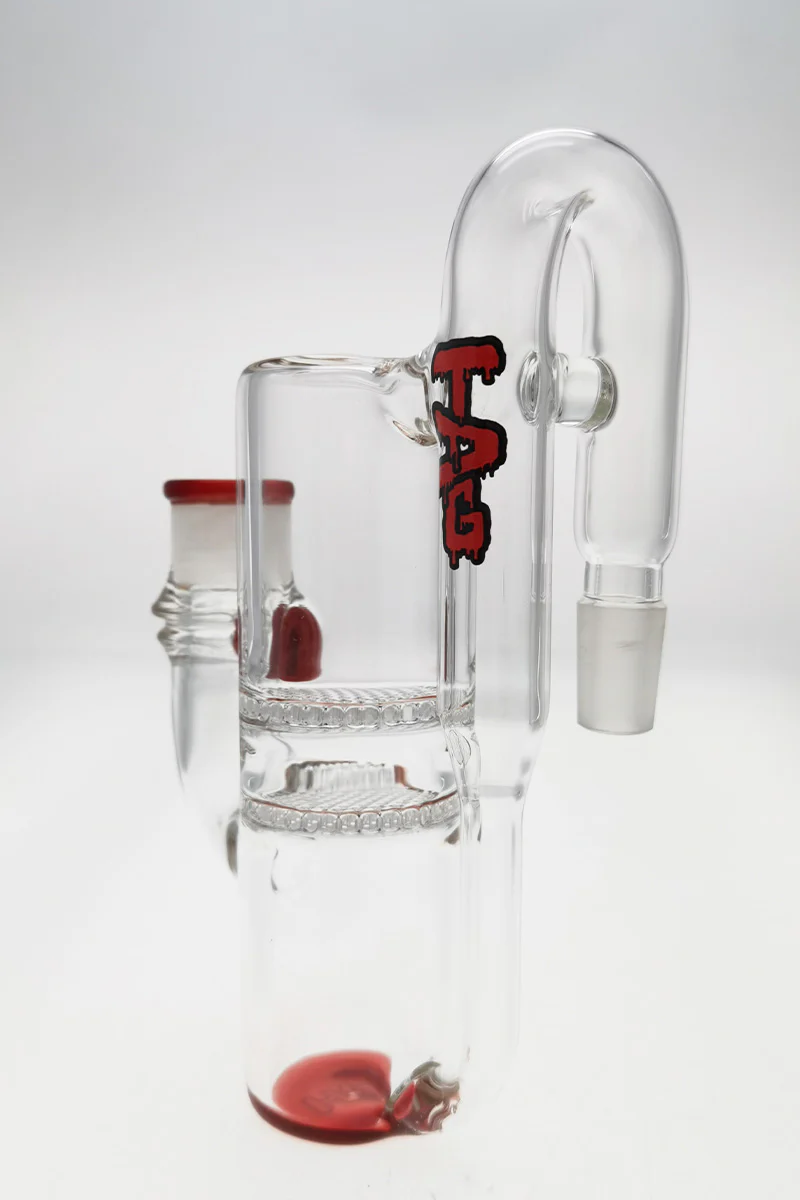 TAG - 8.25" Double Honeycomb Ash Catcher w/ Recycling E.C. 50x5MM (18MM Male to 18MM Female) - Image 98