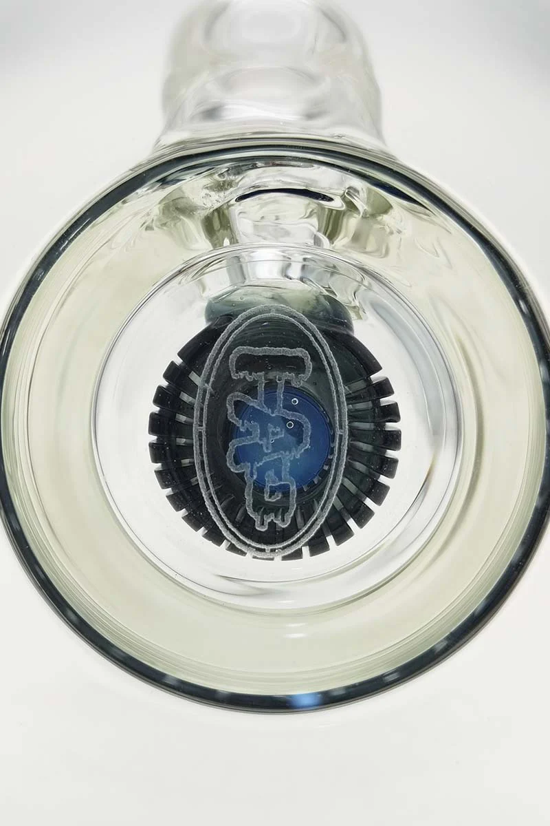 TAG - 7" Bent Neck Fixed Showerhead Puck Diffuser Dab Rig 44x4MM (14MM Female) - Image 157