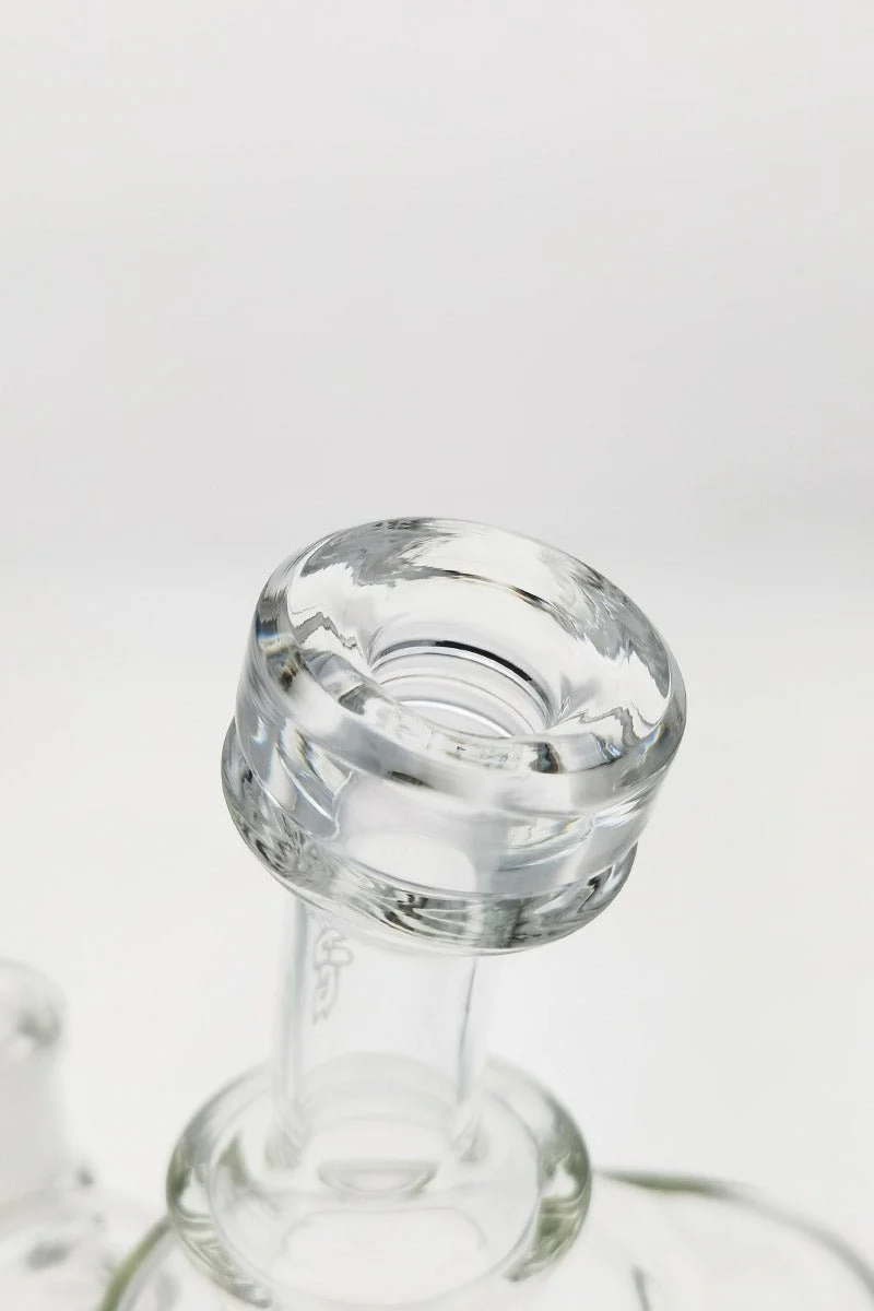 TAG - 10" Twin Arm Super Slit Donut Wormhole Recycler Dab Rig w/ Bellow Base (14MM Female) - Image 13